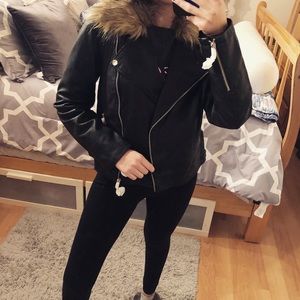 Forever 21 faux leather jacket